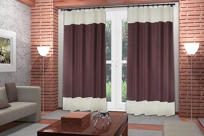 Espanha cortina para varão com argolas - WMenegatti