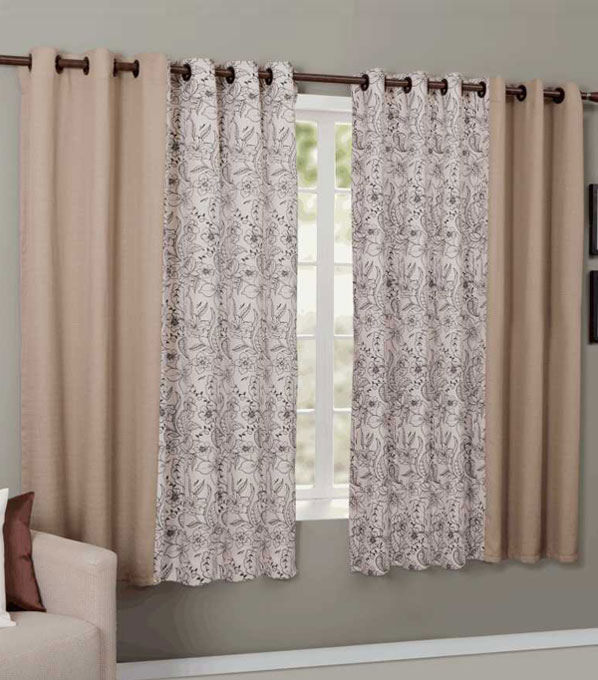 Finlândia cortina para varão com ilhós - WMenegatti