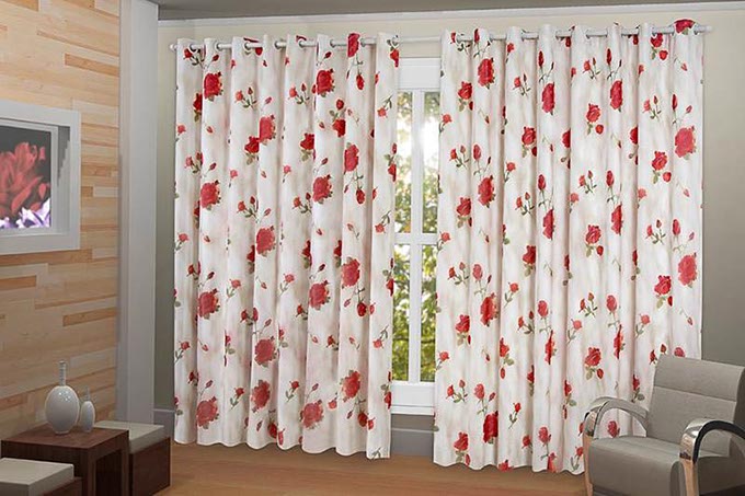 Ibiza cortina para varão de ilhós com forro corta luz - WMenegatti