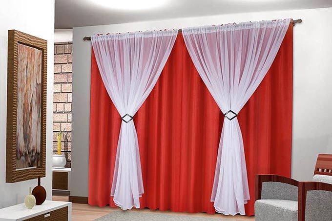 Milão cortina para varão - WMenegatti