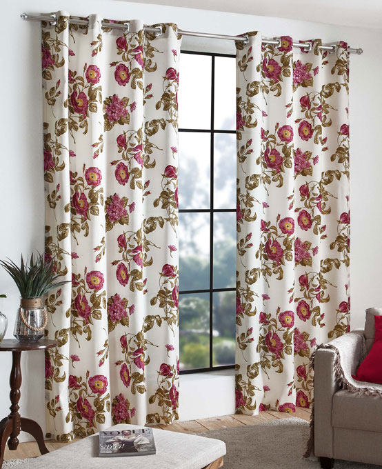 Siena cortina para varão com ilhós - WMenegatti