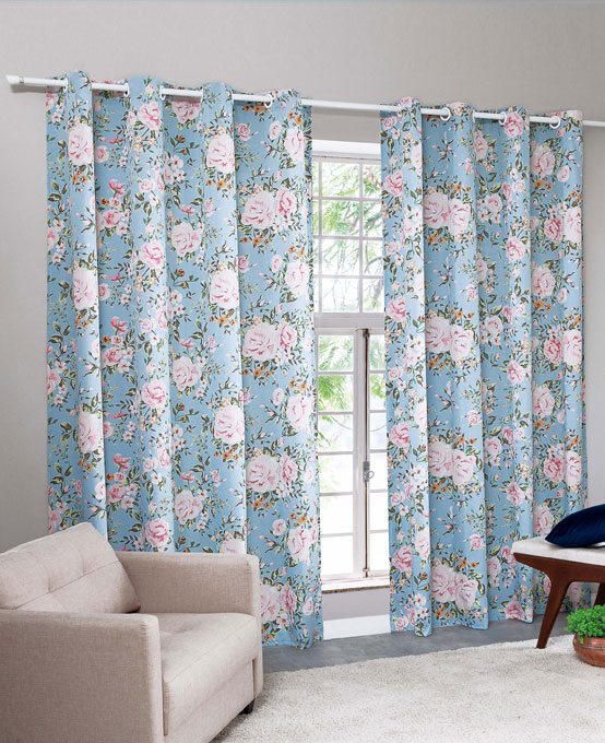 Tripoli cortina para varão com ilhós - WMenegatti